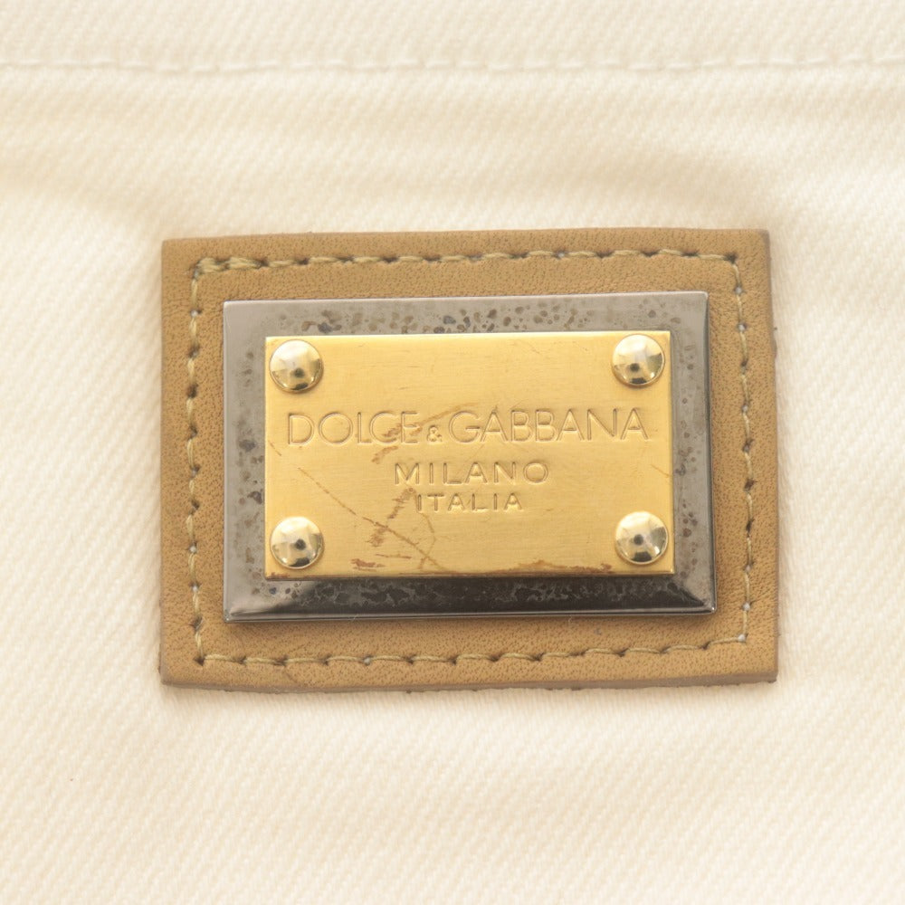 ■ ドルチェアンドガッバーナ DOLCE&GABBANA ミニスカート ボトムス ドルガバ レディース 36(XS~S相当）ホワイト