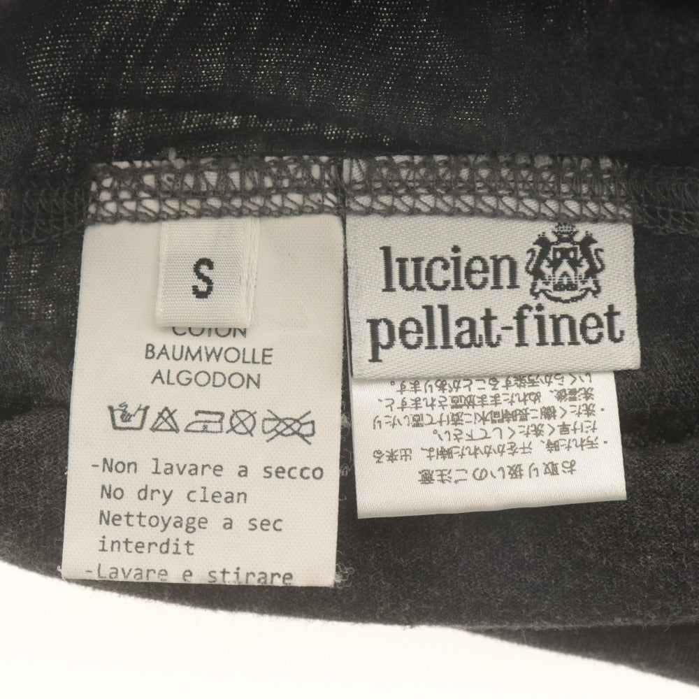 ■ ルシアンペラフィネ Lucien Pellat-Finet カットソー 長袖 ロンT ドクロ スカル スタッズ レディース S グレー