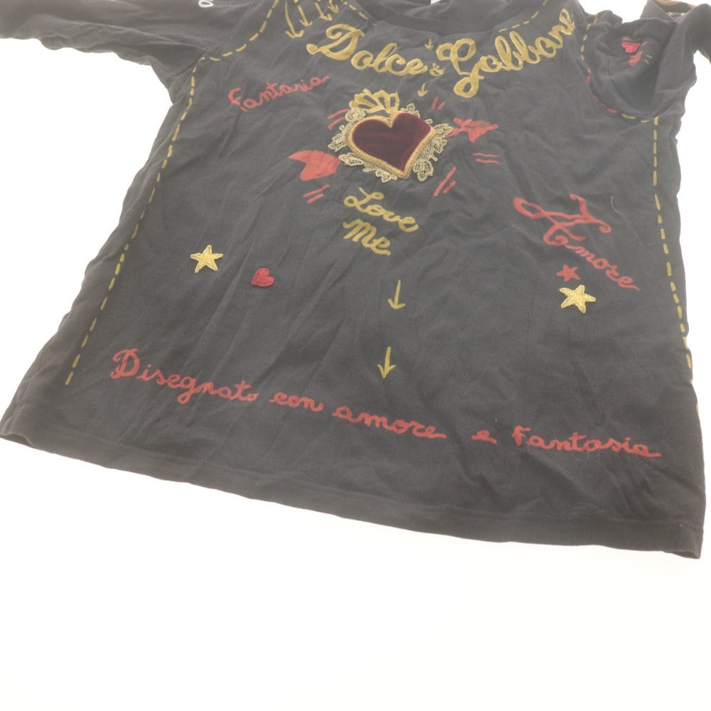 ■ ドルチェアンドガッバーナ DOLCE&GABBANA 長袖 トップス 子供服 キッズ ジュニア 11/12(144-156cm）スミクロ