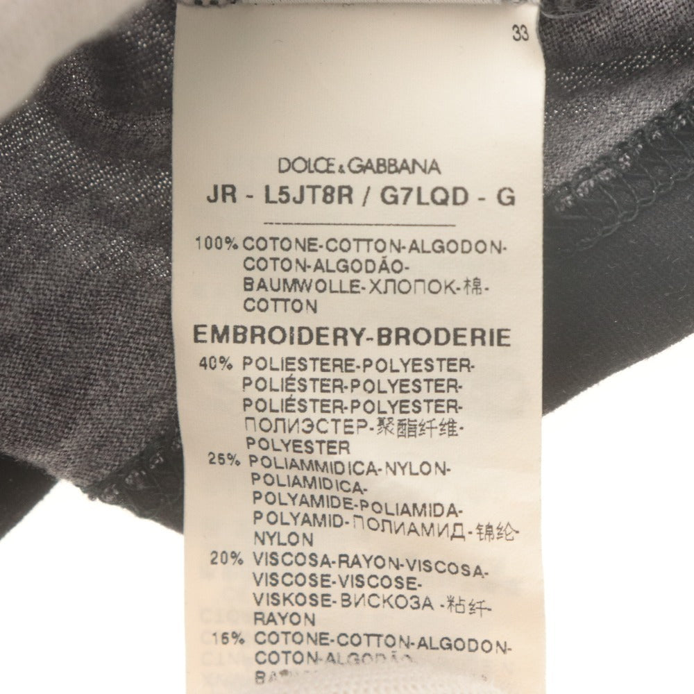 ■ ドルチェアンドガッバーナ DOLCE&GABBANA 長袖 トップス 子供服 キッズ ジュニア 11/12(144-156cm）スミクロ