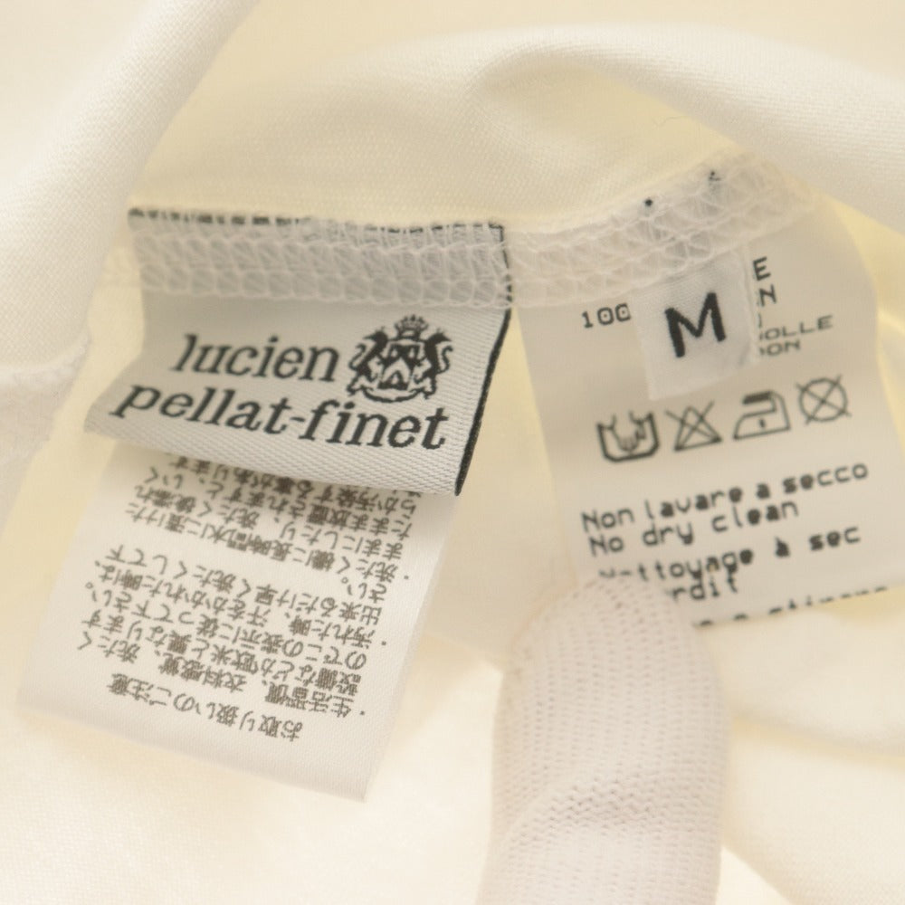 ■ lucien pellat-finet ルシアンペラフィネ 半袖Tシャツ トップス スカル ドクロ柄 メンズ M 白 ホワイト