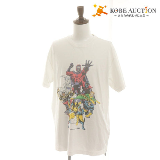 ■ KITH x Marvel キス マーベル コラボ X-MEN 半袖Tシャツ トップス プリント キャラ柄 ウルヴァリン 等 メンズ L 白 タグ付き 美品