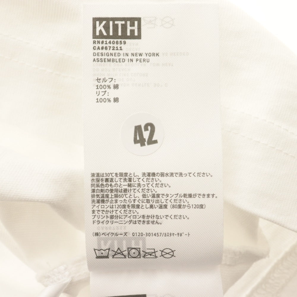 ■ KITH x Marvel キス マーベル コラボ X-MEN 半袖Tシャツ トップス プリント キャラ柄 ウルヴァリン 等 メンズ L 白 タグ付き 美品