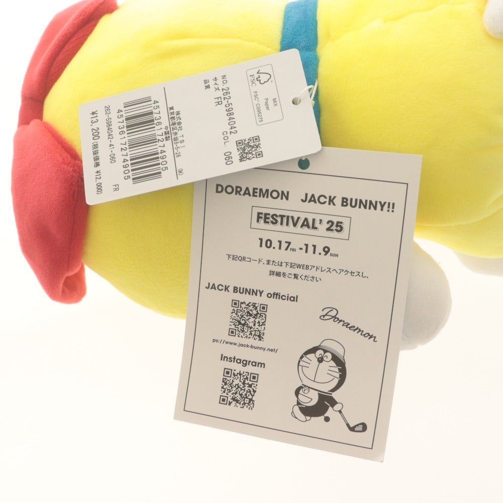 ■ DORAEMON Jack Bunny!! FESTIVAL '25 コラボ ぬいぐるみ パペット ドラミちゃん ドラえもん グッズ ゴルフ PEARLY GATES タグ付き 美品