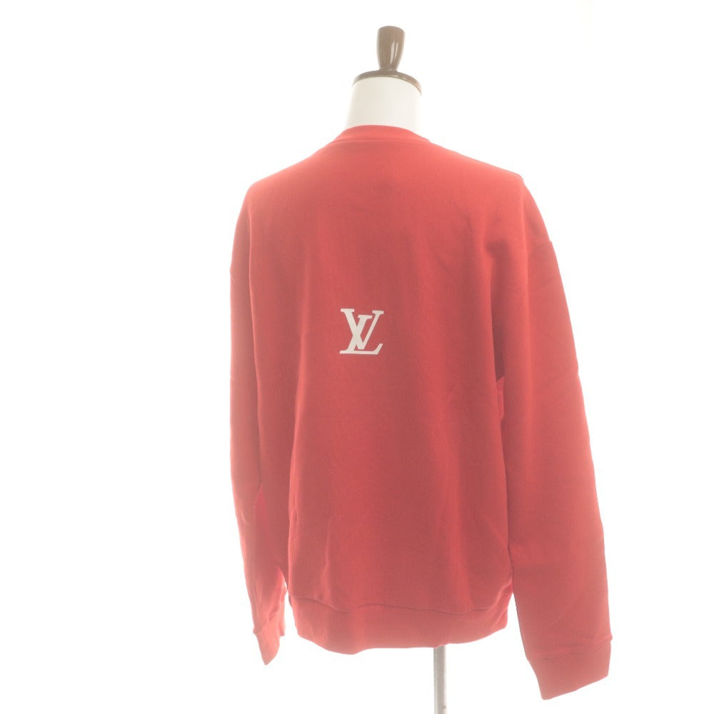 ■ ルイヴィトン LOUIS VUITTON スウェット 長袖 RM221 IHN HMY96W トップス クルーネック ロッカーズ メンズ XL レッド 未使用 タグ付き