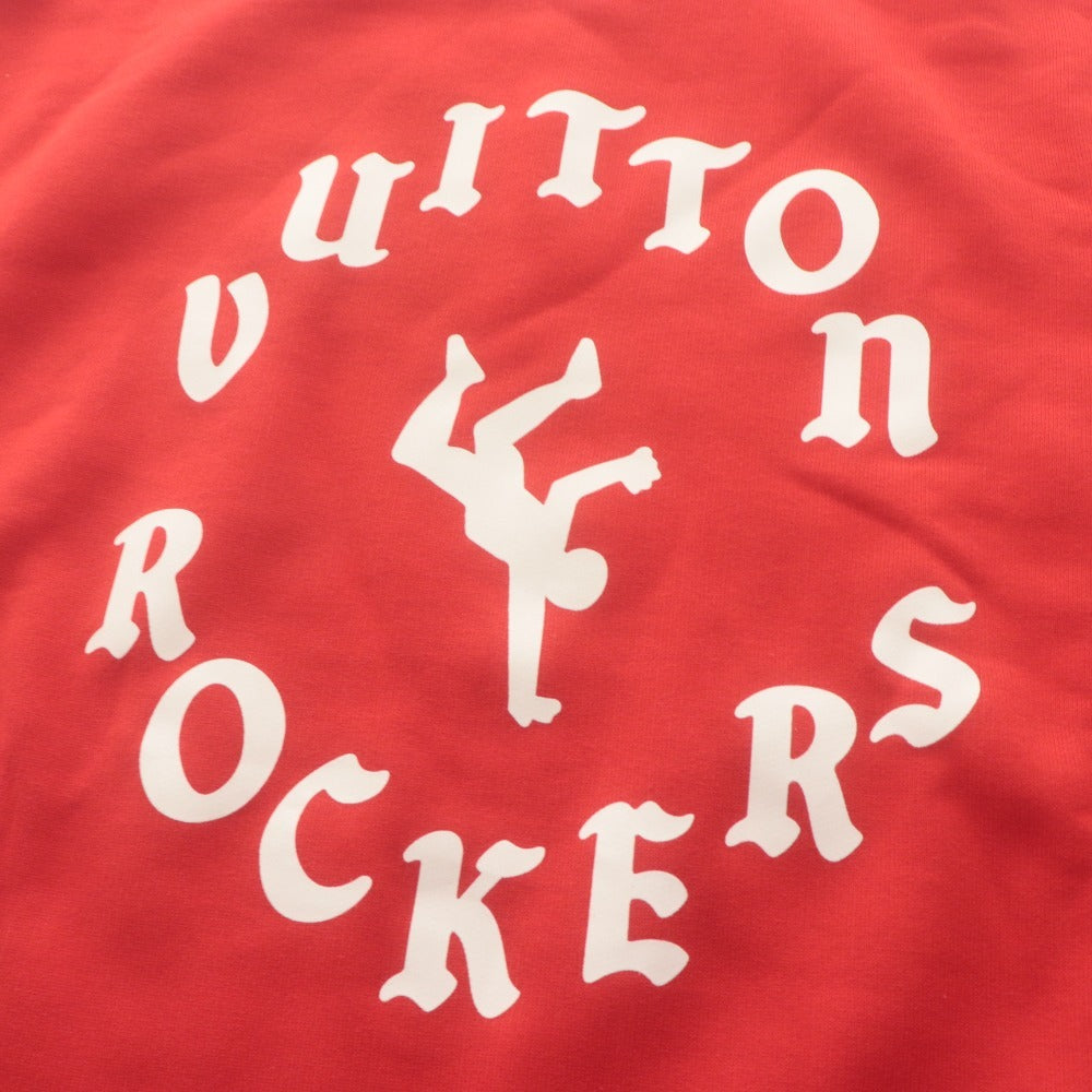 ■ ルイヴィトン LOUIS VUITTON スウェット 長袖 RM221 IHN HMY96W トップス クルーネック ロッカーズ メンズ XL レッド 未使用 タグ付き