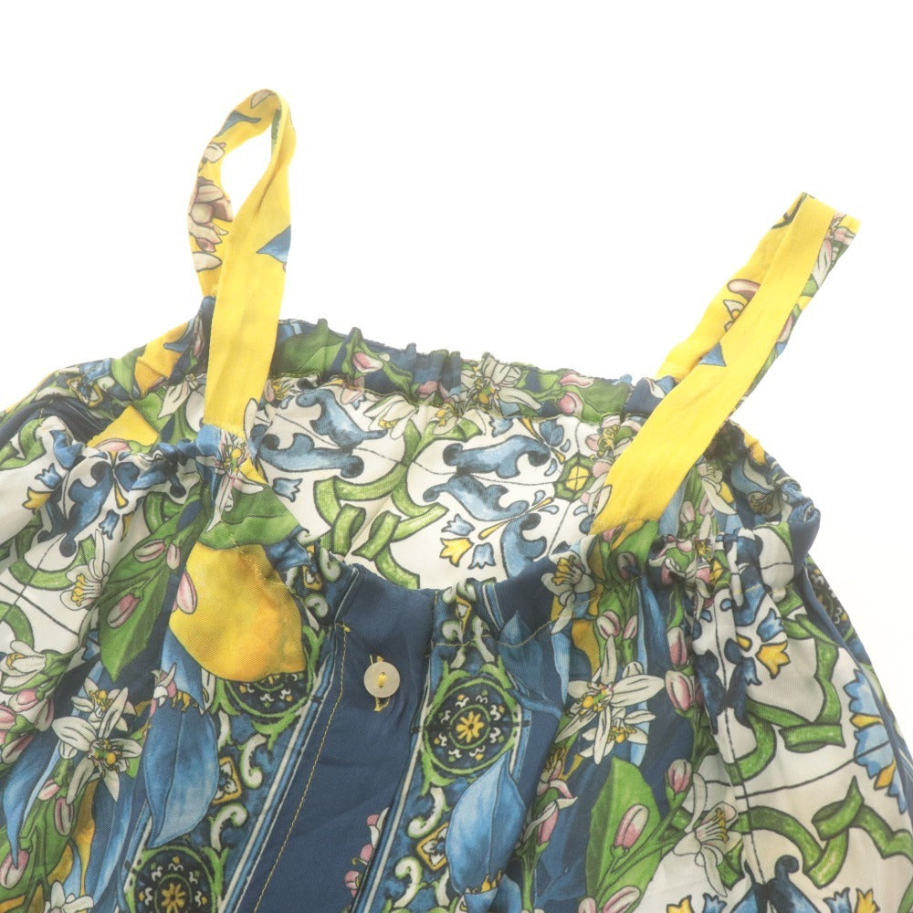 ■ ドルチェ＆ガッバーナ DOLCE＆GABBANA ワンピース チュニック シルク 女の子 キッズ 4(101-107cm）マルチカラー