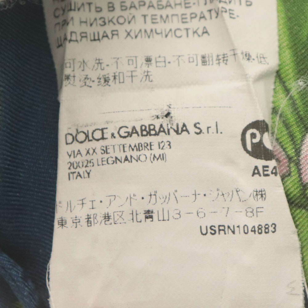 ■ ドルチェ＆ガッバーナ DOLCE＆GABBANA ワンピース チュニック シルク 女の子 キッズ 4(101-107cm）マルチカラー