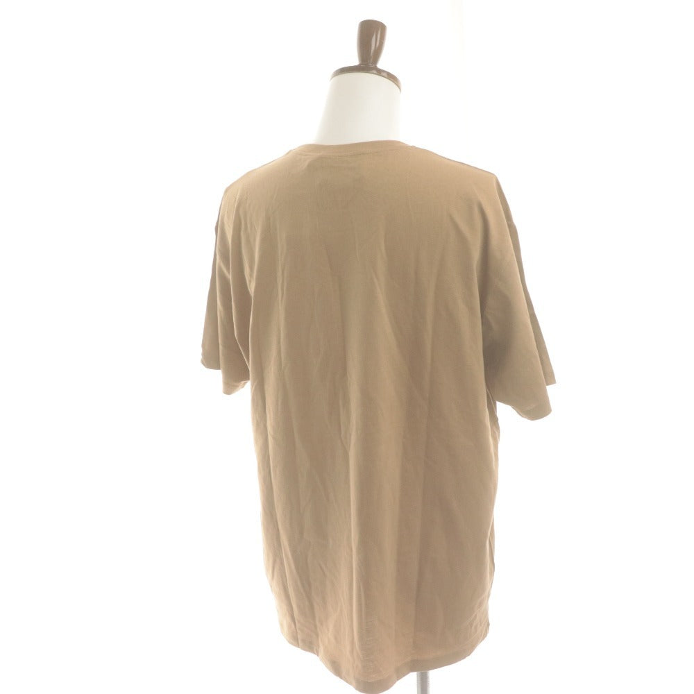 ■ グッチ×ノースフェイス GUCCI × THENORTHFACE Tシャツ 半袖 トップス コラボ ロゴ メンズ L ベージュ系 未使用 タグ付き