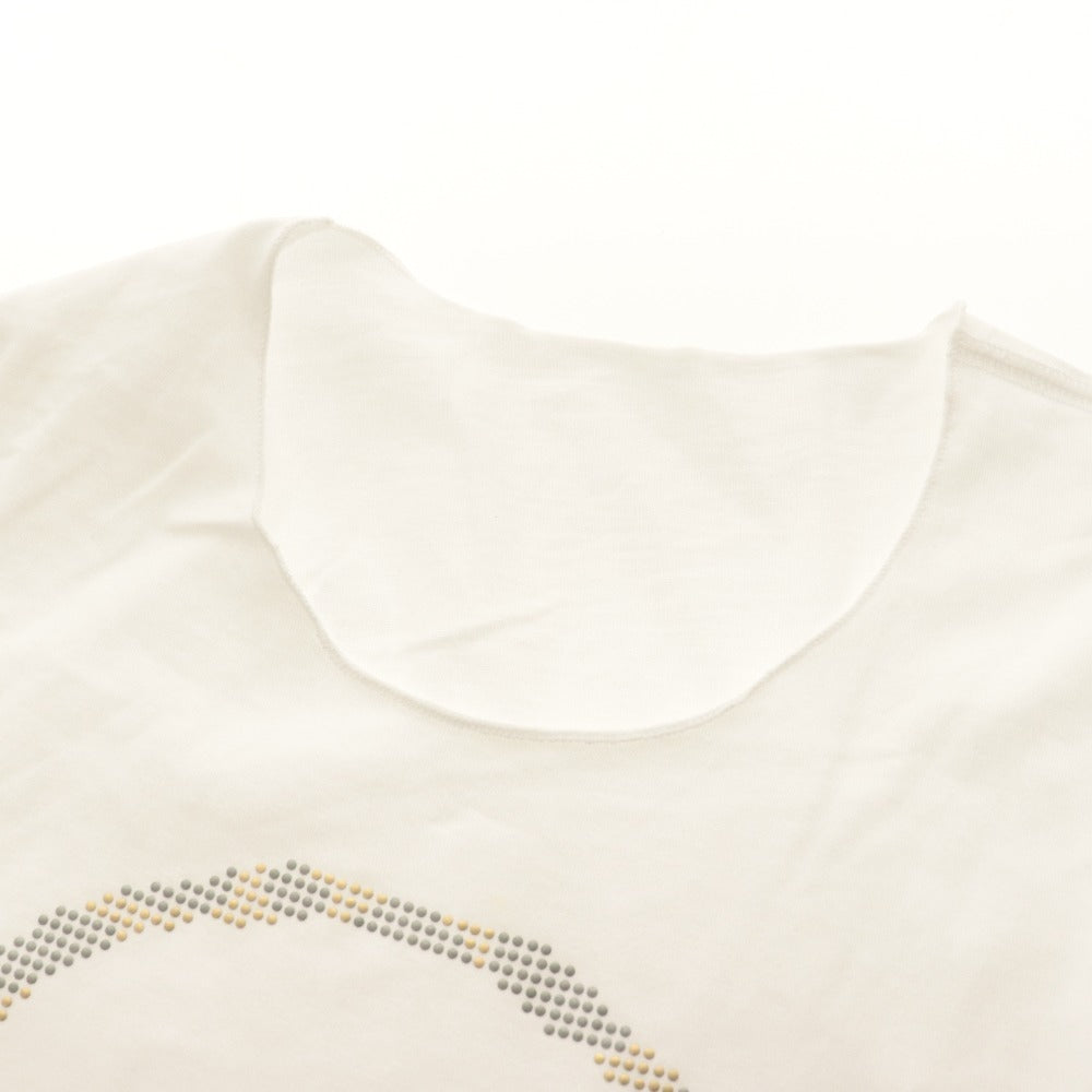 ■ ルシアンペラフィネ lucien pellat-finet Tシャツ 半袖 トップス スカル ドクロ メンズ L ホワイト系