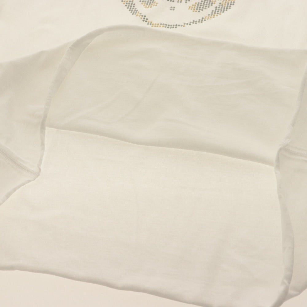 ■ ルシアンペラフィネ lucien pellat-finet Tシャツ 半袖 トップス スカル ドクロ メンズ L ホワイト系