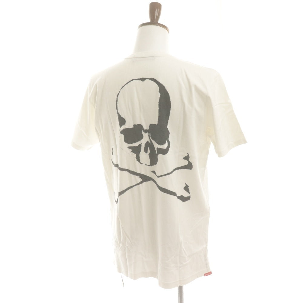■ マスターマインドワールド MASTERMIND WORLD Tシャツ 半袖 トップス 日本製 ロゴ スカル ドクロ メンズ M ホワイト系
