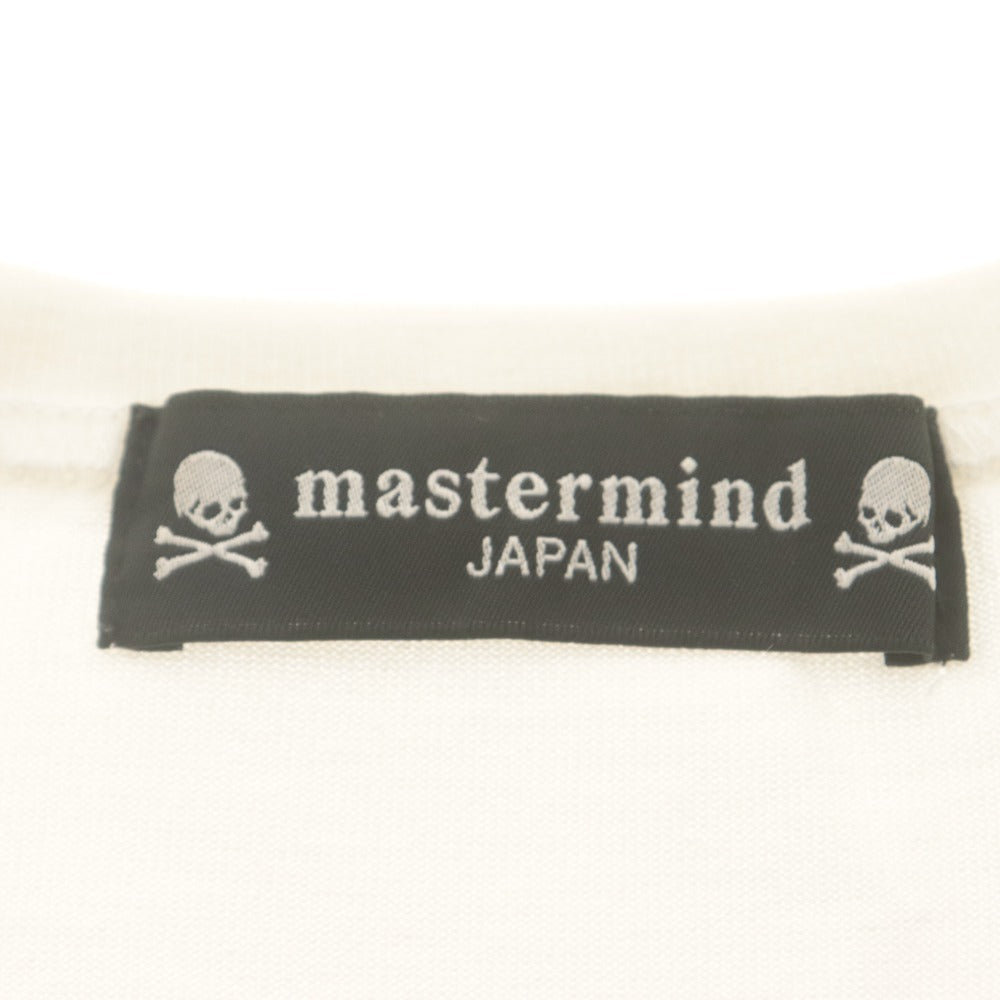 ■ マスターマインドワールド MASTERMIND WORLD Tシャツ 半袖 トップス 日本製 ロゴ スカル ドクロ メンズ M ホワイト系