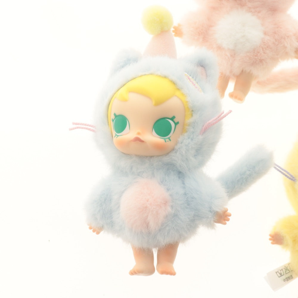 ■ ポップマート POP MART ぬいぐるみペンダント ブラインドボックス 4点セット まとめ売り ベイビーモリー ポケットフレンズ 付属品付き
