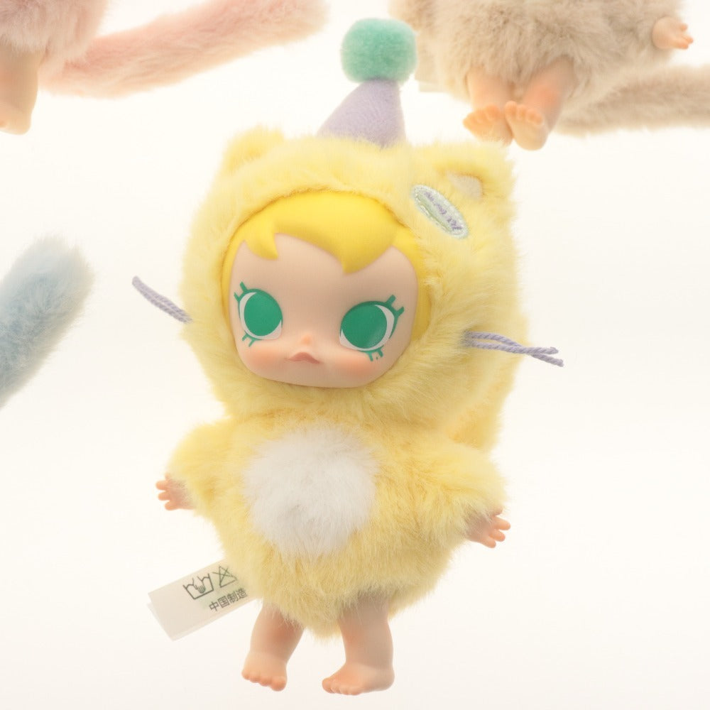 ■ ポップマート POP MART ぬいぐるみペンダント ブラインドボックス 4点セット まとめ売り ベイビーモリー ポケットフレンズ 付属品付き