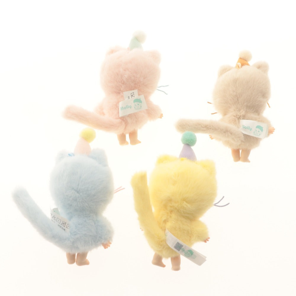 ■ ポップマート POP MART ぬいぐるみペンダント ブラインドボックス 4点セット まとめ売り ベイビーモリー ポケットフレンズ 付属品付き