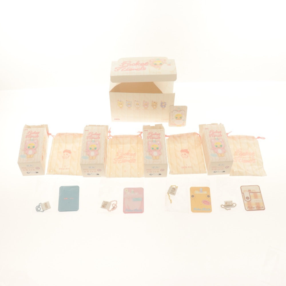 ■ ポップマート POP MART ぬいぐるみペンダント ブラインドボックス 4点セット まとめ売り ベイビーモリー ポケットフレンズ 付属品付き