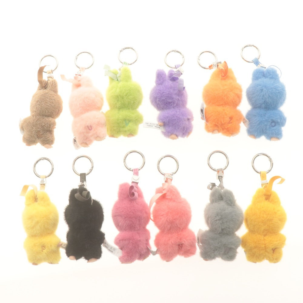 ■ ポップマート ラブブ ぬいぐるみ ペンダント 12点セット まとめ売り THE MONSTERS LABUBU PIN FOR LOVE イニシャル N～ 付属品付き