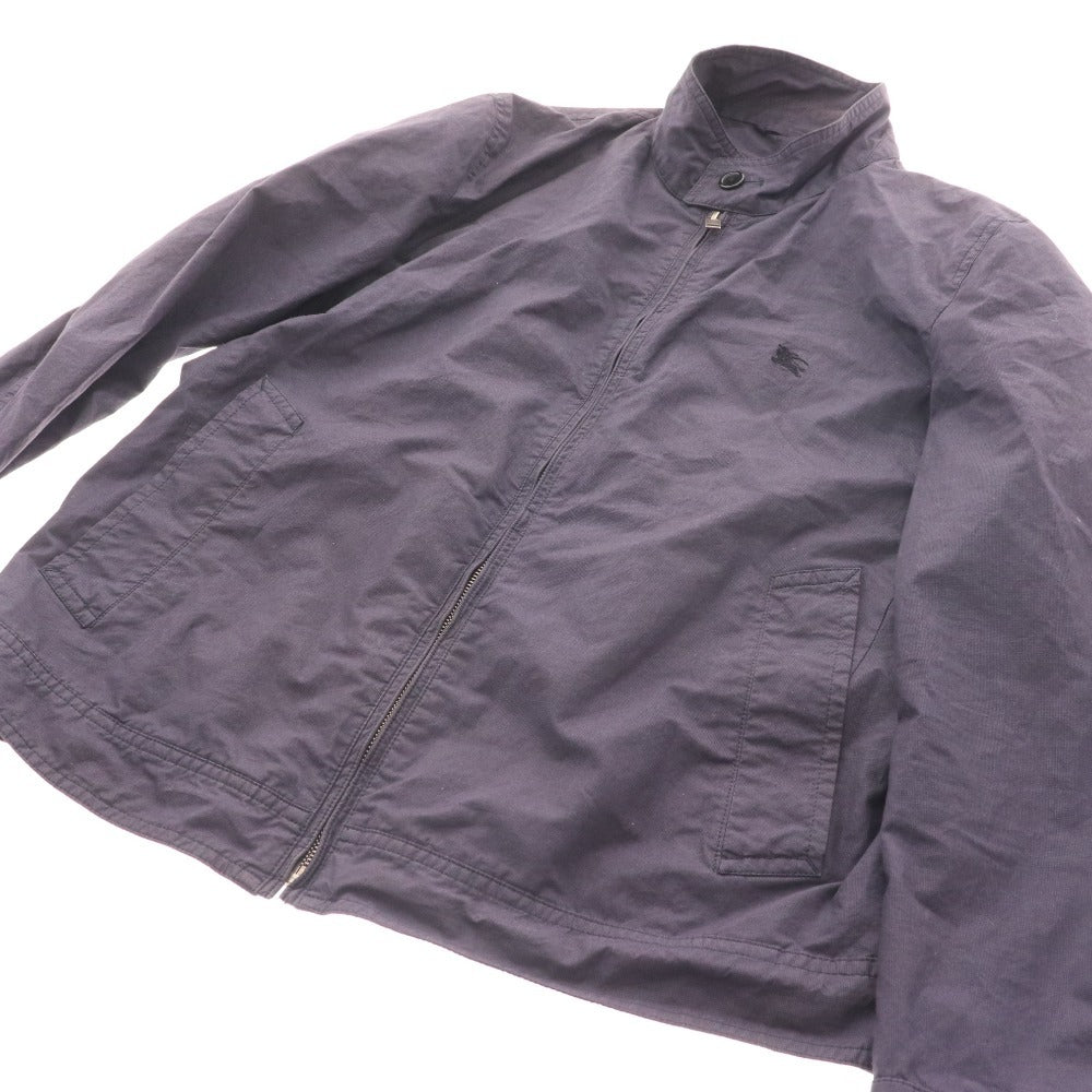 ■ Burberry London Jacket Blouson Outerwear Cotton Blend Linen Blend Men's M Navy