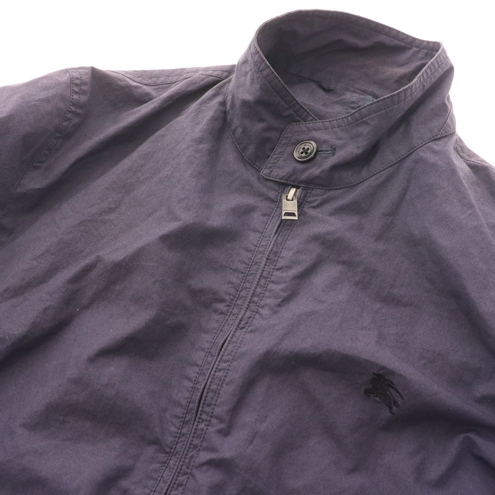 ■ Burberry London Jacket Blouson Outerwear Cotton Blend Linen Blend Men's M Navy