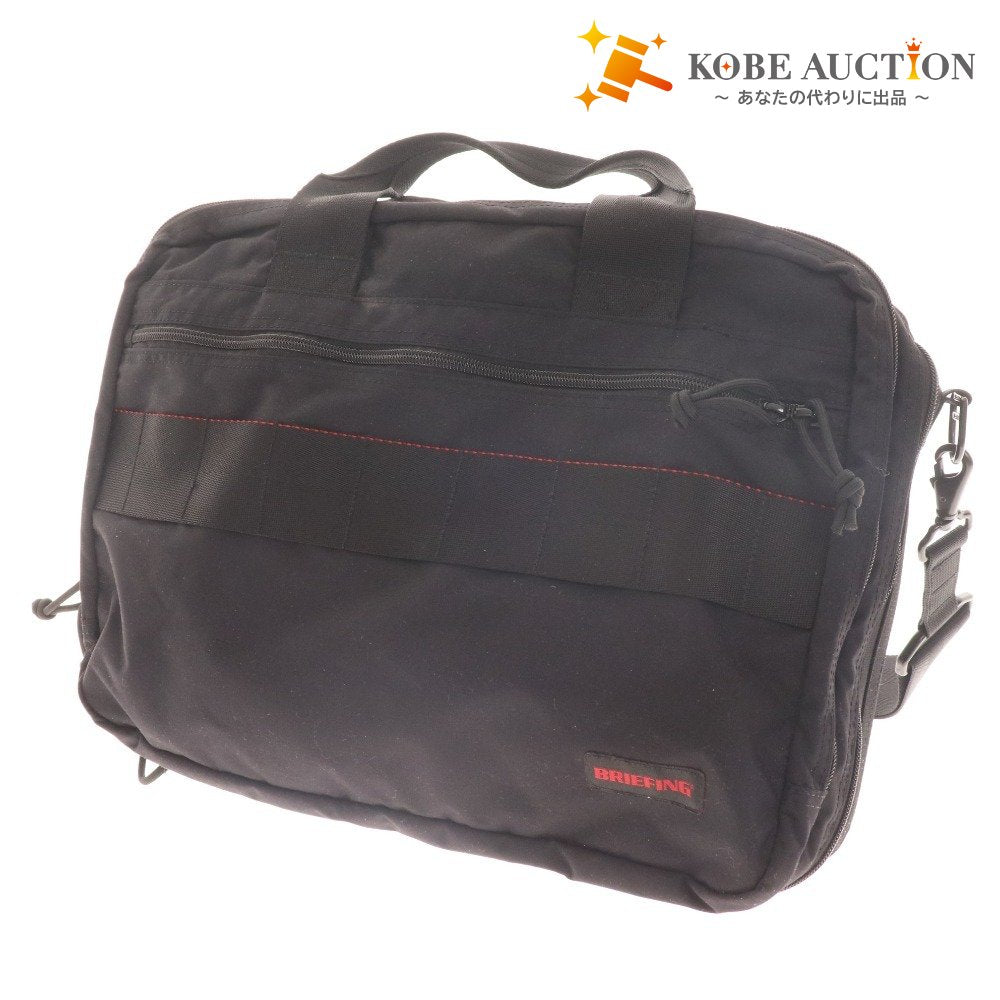 ■ ブリーフィング ショルダーバッグ リュックサック ブリーフケース 鞄 3way ビジネス メンズ ブラック
