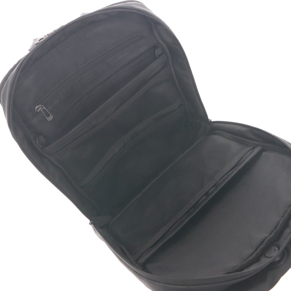 ■ NIG ニグ リュック バックパック 鞄 QUICK PACK ファスナー ポケット 多機能 ビジネス 旅行 PC収納 メンズ ブラック
