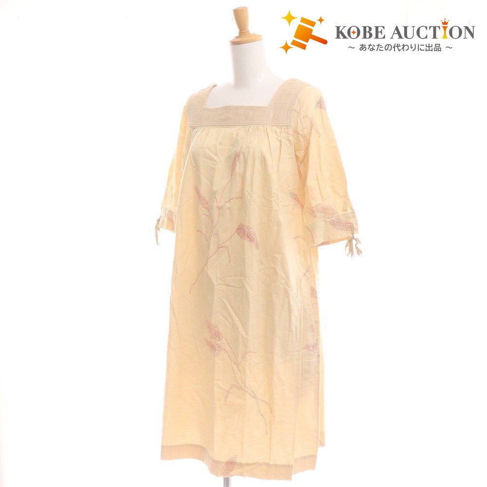 ■ YAB YAM Women's Beige Half Sleeve Dress with Top and Bottoms