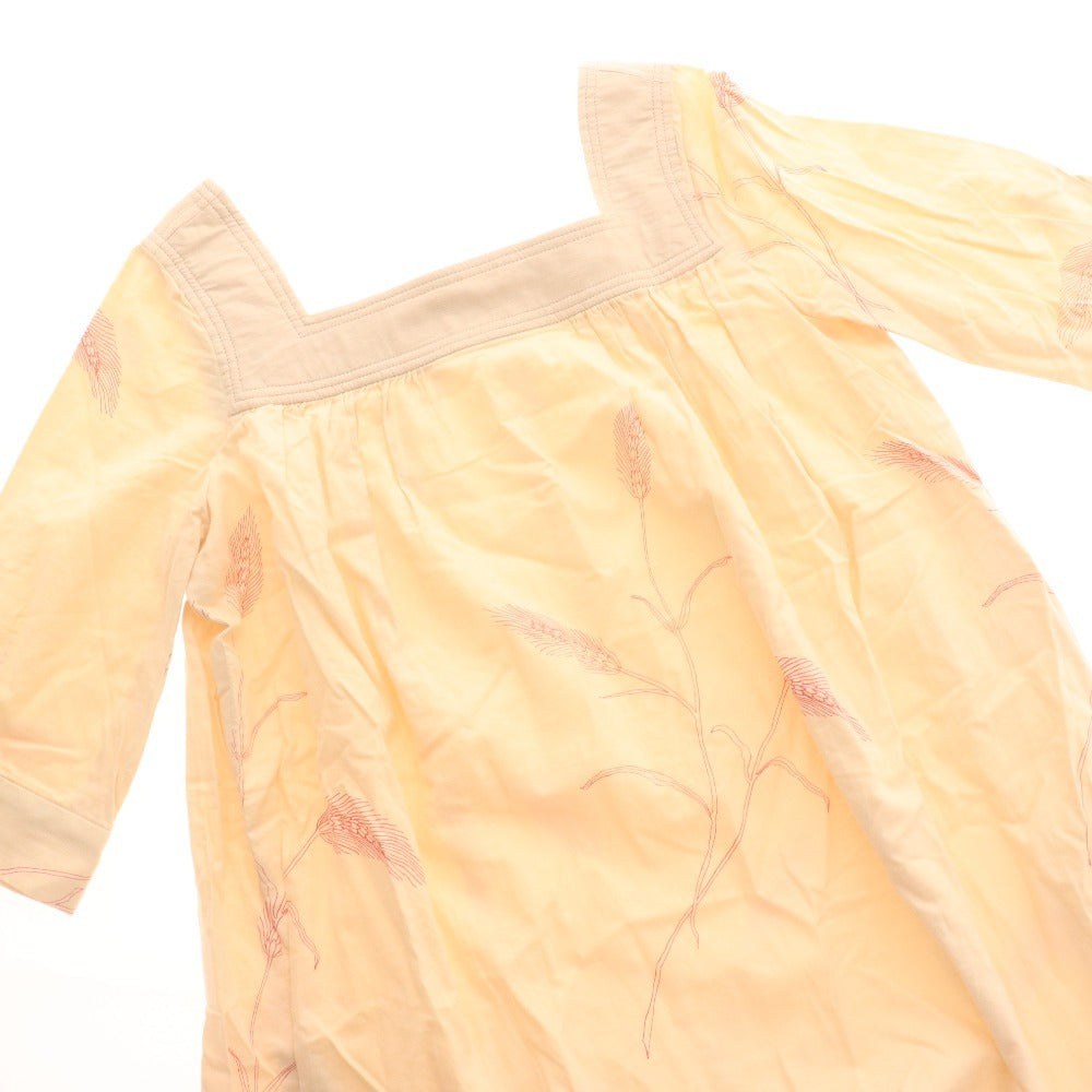 ■ YAB YAM Women's Beige Half Sleeve Dress with Top and Bottoms