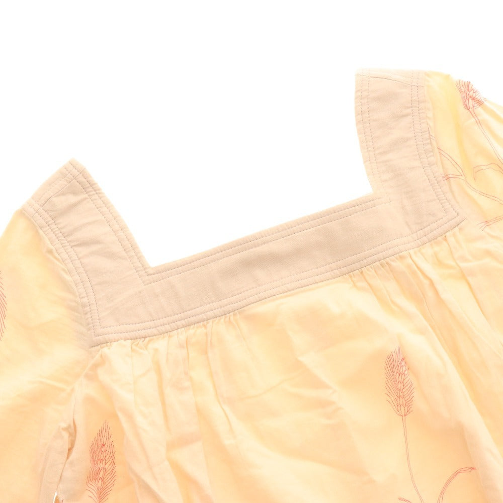 ■ YAB YAM Women's Beige Half Sleeve Dress with Top and Bottoms