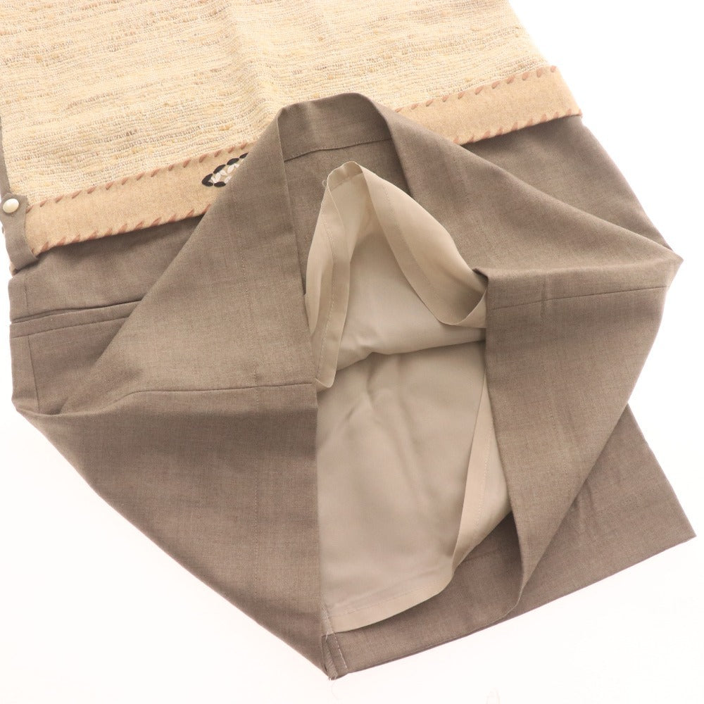 ■ YAB YAM One-Piece Top and Bottoms with Belt, Women's, Size S, Beige