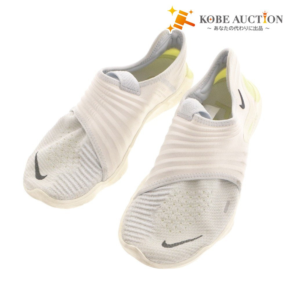 ■ NIKE ナイキ スニーカー シューズ 靴 フリーランフライニット3.0 ピュアプラチナム AQ5707-004 メンズ 27.0cm ホワイト ライトグレー系