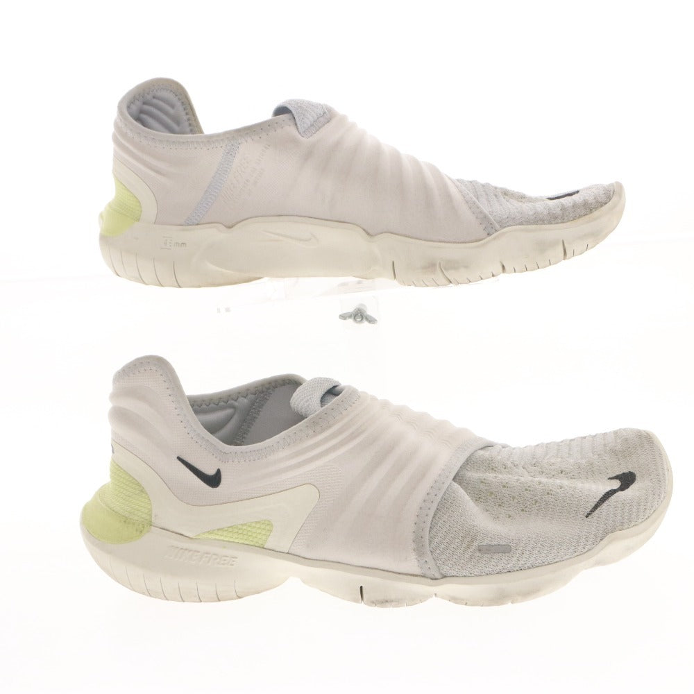 ■ NIKE ナイキ スニーカー シューズ 靴 フリーランフライニット3.0 ピュアプラチナム AQ5707-004 メンズ 27.0cm ホワイト ライトグレー系