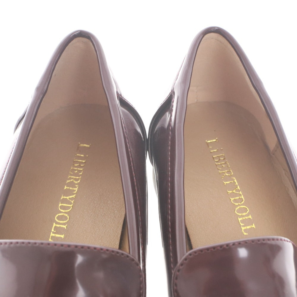 ■ LIBERTYDOLL リバティドール ローファー シューズ 靴 マニッシュ ビットローファー 5476 レディース LL (24.0~24.5cm相当) ボルドー系