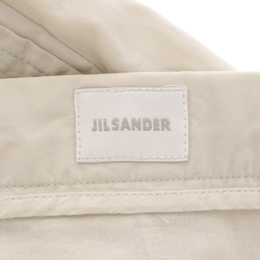 ■ JIL SANDER ジルサンダー パンツ ボトムス ボタン ポケット 無地 メンズ R46 アイボリー系