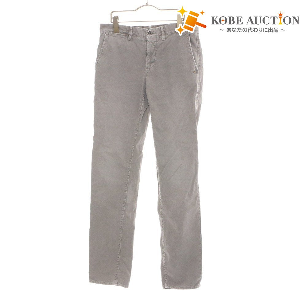 ■ INCOTEX Pants Bottoms Zipper Pockets Buttons Men's 27 Khaki Gray
