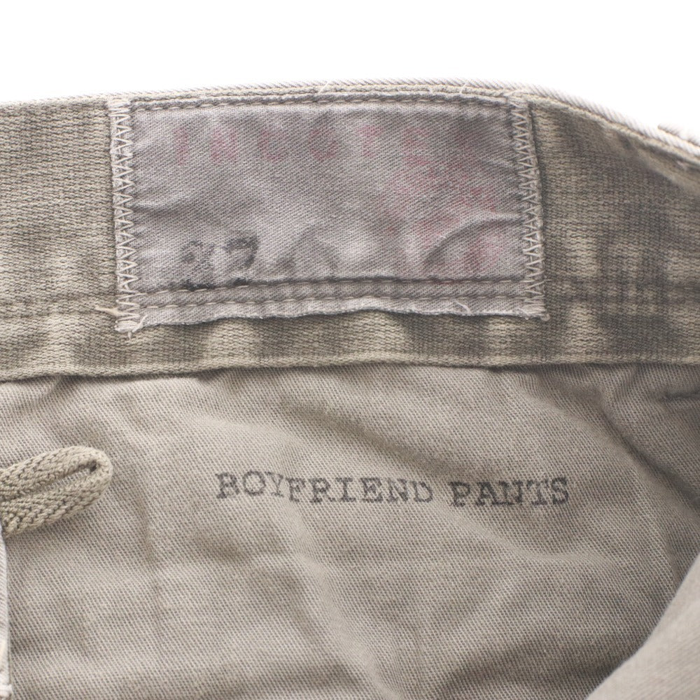 ■ INCOTEX Pants Bottoms Zipper Pockets Buttons Men's 27 Khaki Gray