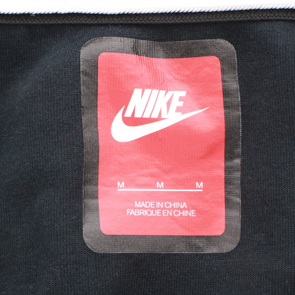 ■ NIKE ナイキ パーカー アウター 長袖 ファスナー ポケット フード ワンポイント メンズ M ネイビー系