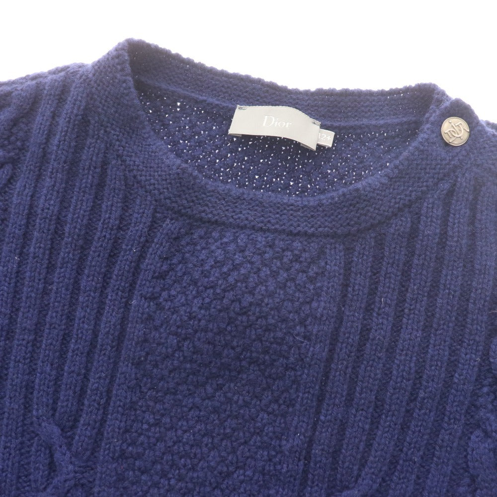 ■ ディオール セーター 長袖 トップス 子供服 メンズ キッズ 12+ ブルー