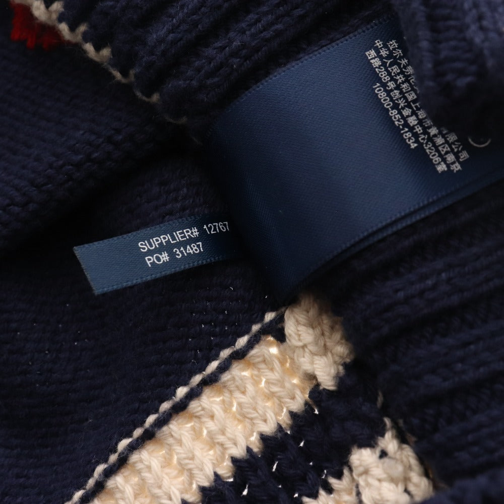 ■ Ralph Lauren Rugby Sweater Knit Top Men's XS Navy