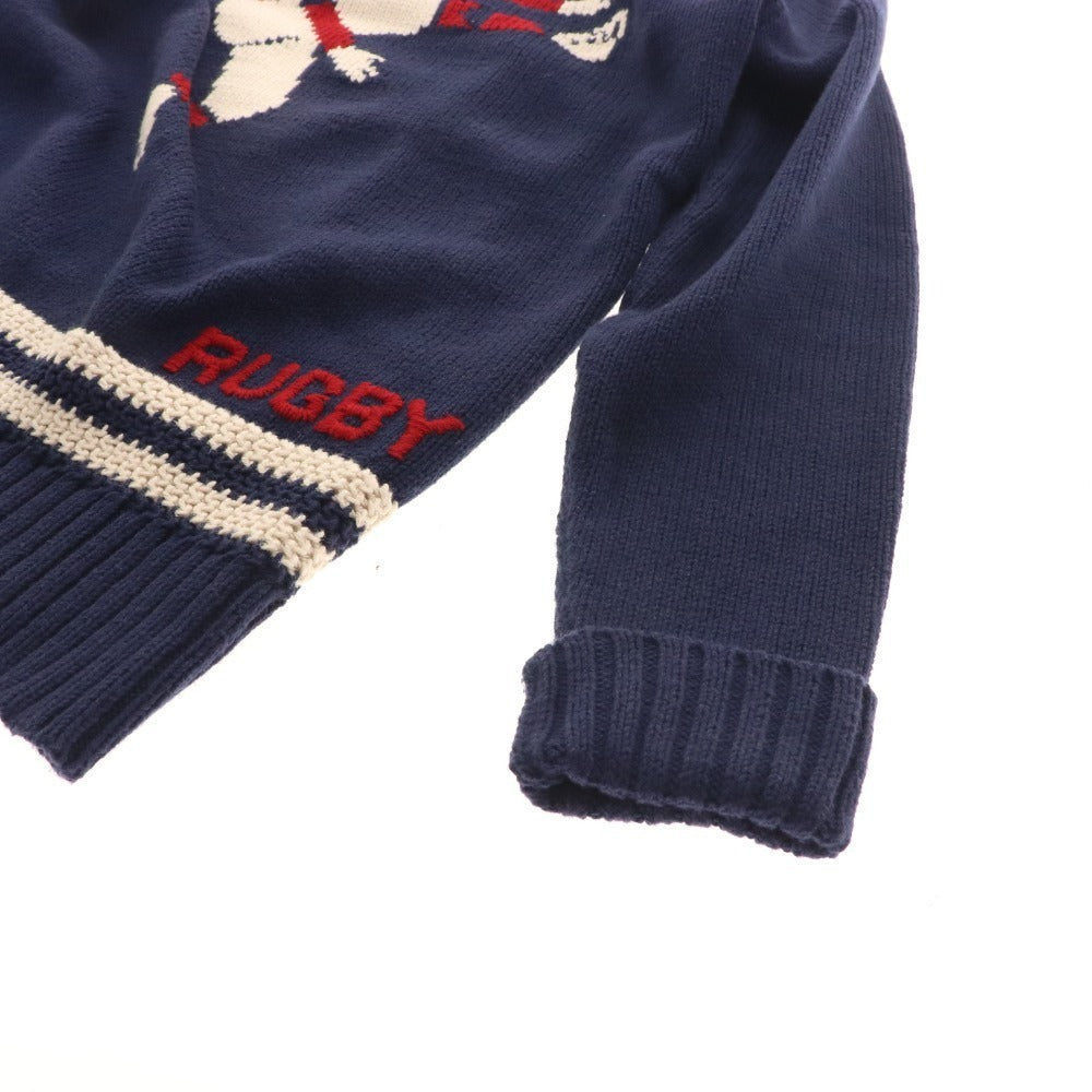 ■ Ralph Lauren Rugby Sweater Knit Top Men's XS Navy