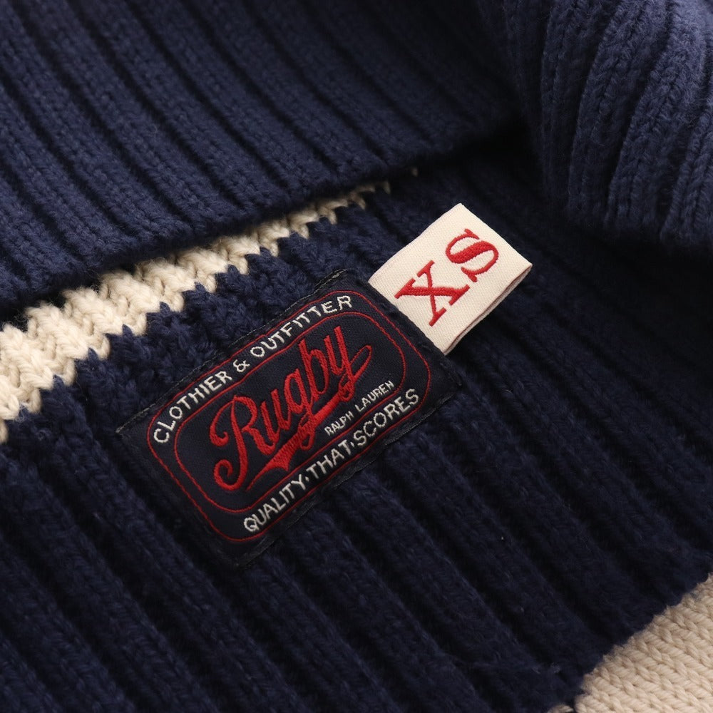 ■ Ralph Lauren Rugby Sweater Knit Top Men's XS Navy