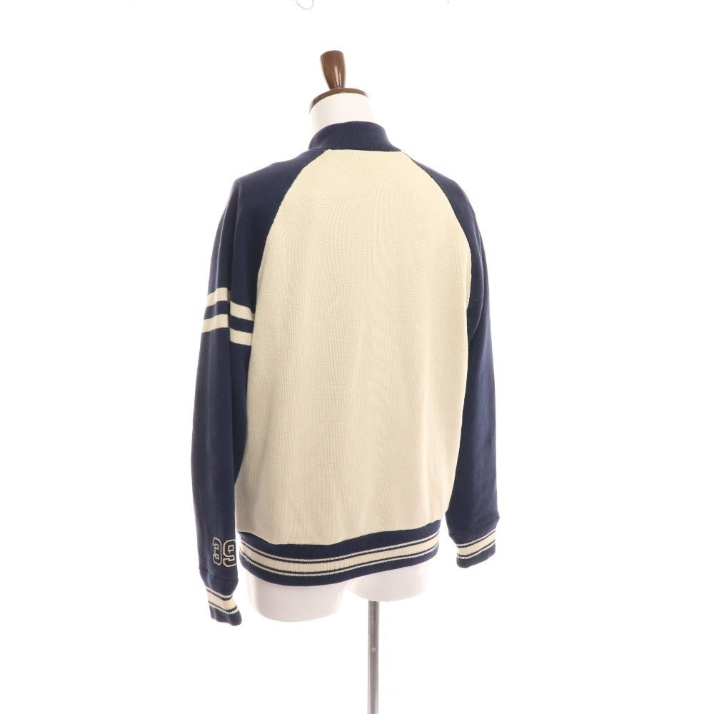 ■ Ralph Lauren Rugby Stadium Jumper Reversible Blouson Outerwear Men's M White Navy