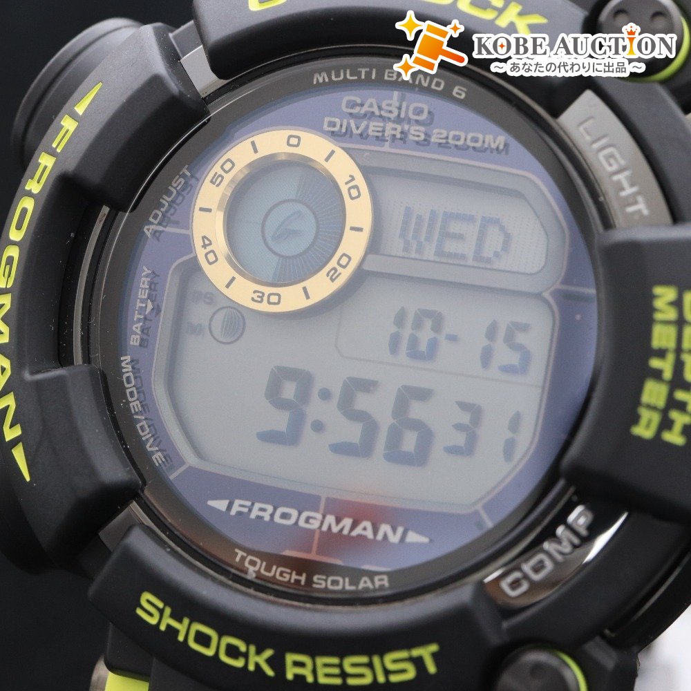 ■ CASIO カシオ 腕時計 G-SHOCK FROGMAN GWF-D1000JCG-9JR 海上保安制度創設70周年 ソーラー電波 145g 付属品付き 未使用