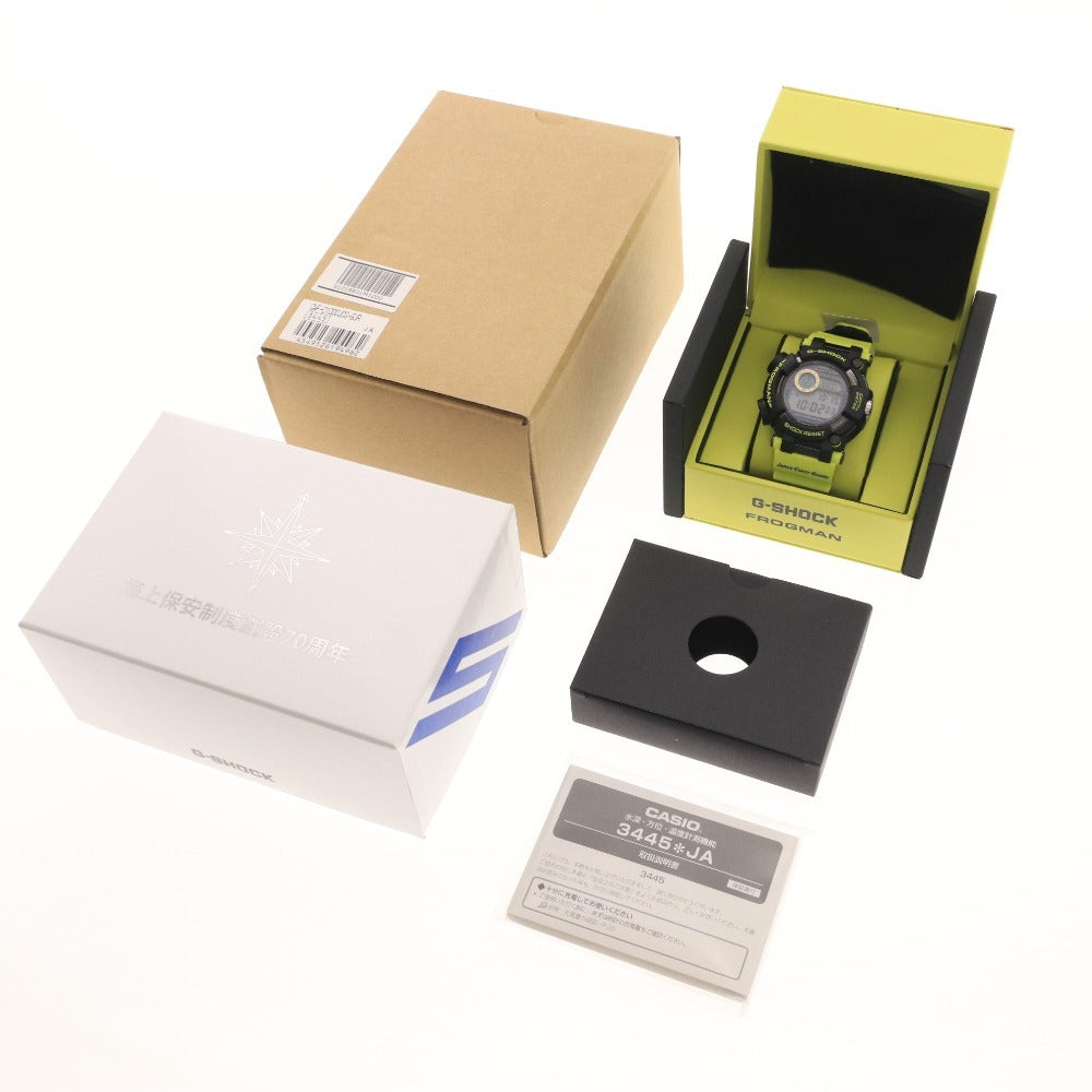 ■ CASIO カシオ 腕時計 G-SHOCK FROGMAN GWF-D1000JCG-9JR 海上保安制度創設70周年 ソーラー電波 145g 付属品付き 未使用