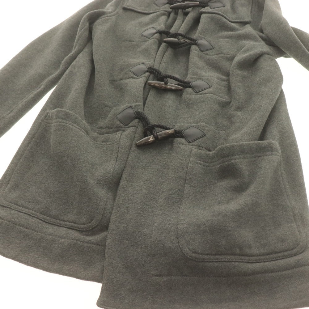 ■ ラルフローレン ダッフルコート 長袖 アウター 襟 靴翼 ロゴ ワッペン メンズ M グレー