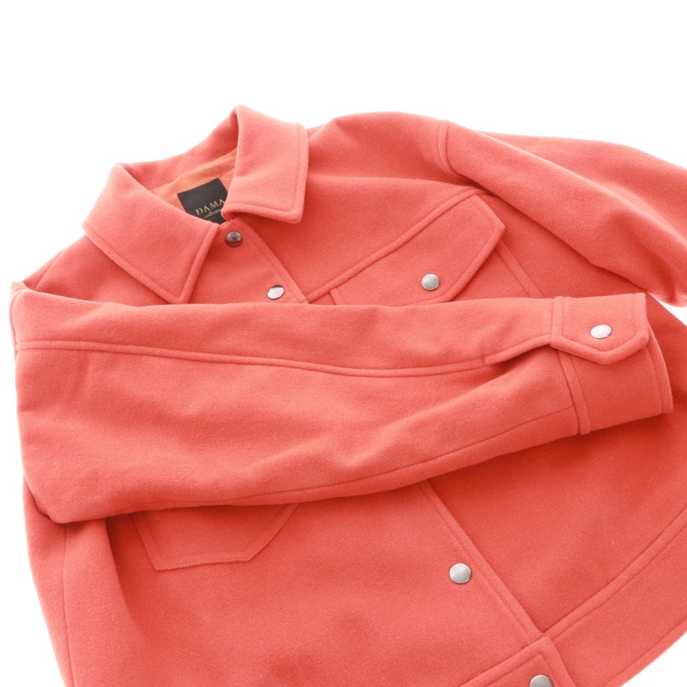 ■ ダーマコレクション ジャケット 長袖 アウター ショートコート ディノス 日本製 レディース 13号 オレンジ
