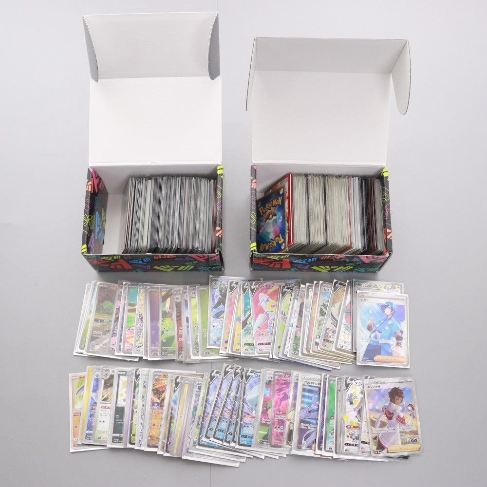 ■ ポケモンカード 大量セット まとめ売り 総重量 約20kg RR HR SR SSR ACE CHR V ex ミュウツー アルセウス 等 トレカ スリーブ&箱付き