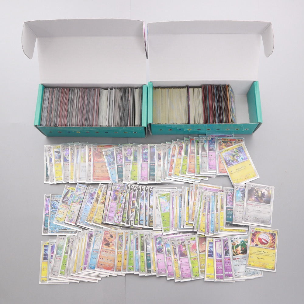 ■ ポケモンカード 大量セット まとめ売り 総重量 約20kg RR HR SR SSR ACE CHR V ex ミュウツー アルセウス 等 トレカ スリーブ&箱付き