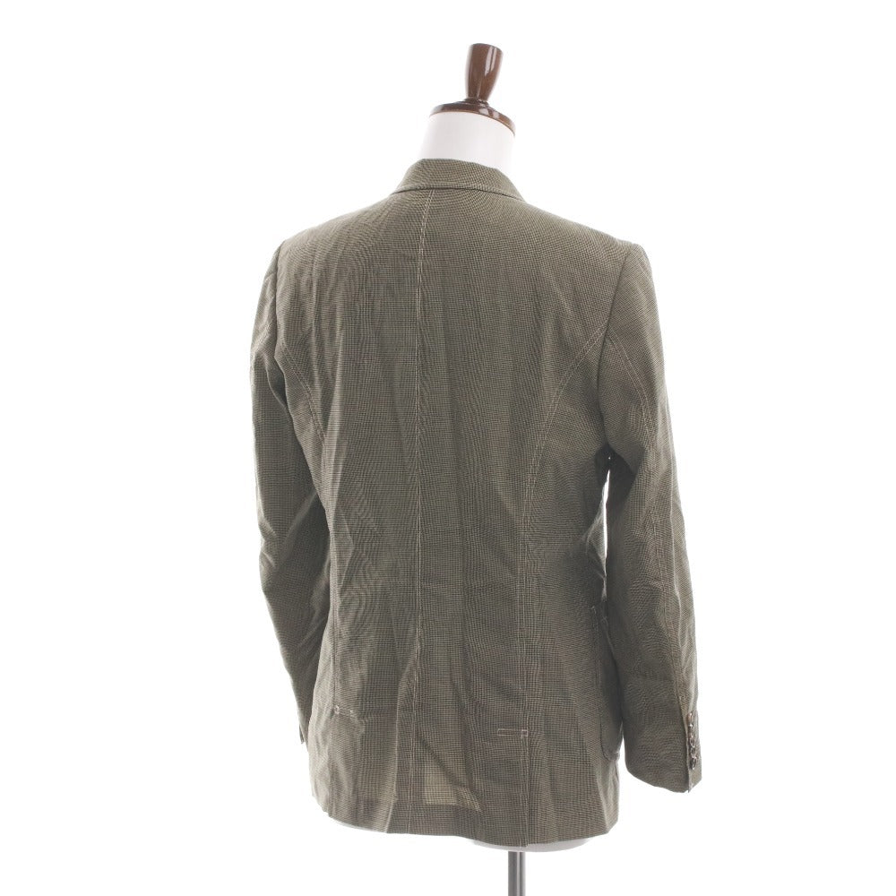 ■ Paul Smith ポールスミス ジャケット アウター ボタン ポケット メンズ L カーキ系