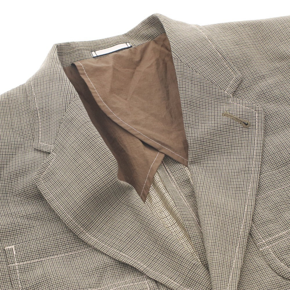 ■ Paul Smith ポールスミス ジャケット アウター ボタン ポケット メンズ L カーキ系
